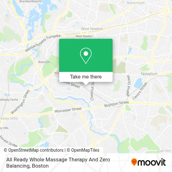All Ready Whole Massage Therapy And Zero Balancing map