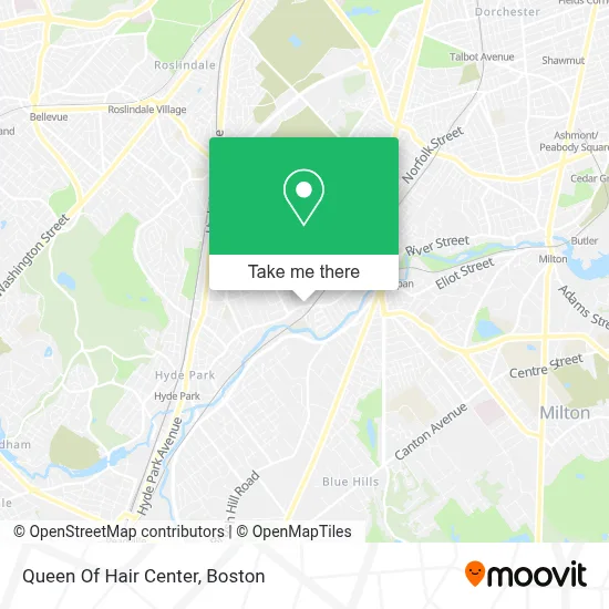 Queen Of Hair Center map