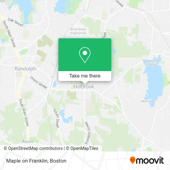 Maple on Franklin map