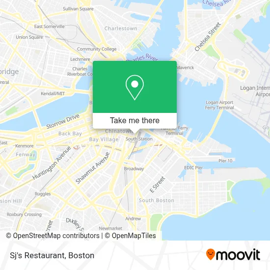 Sj's Restaurant map
