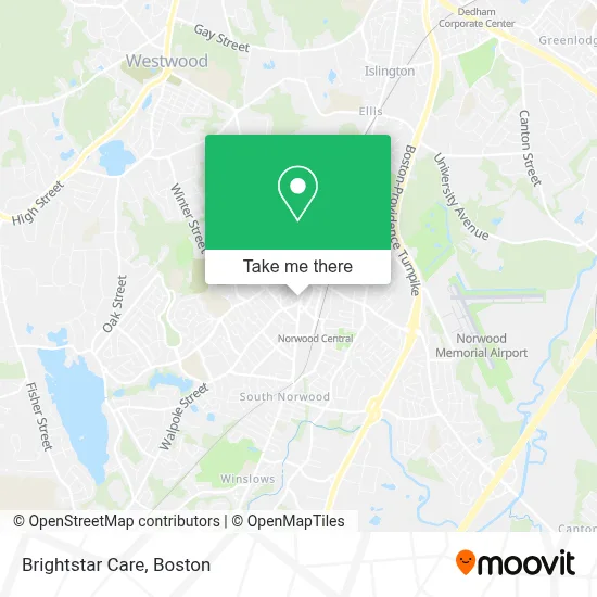 Brightstar Care map
