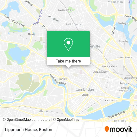 Lippmann House map
