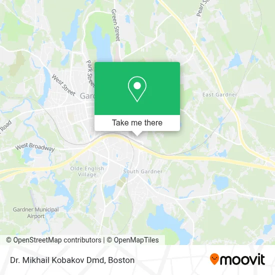 Dr. Mikhail Kobakov Dmd map