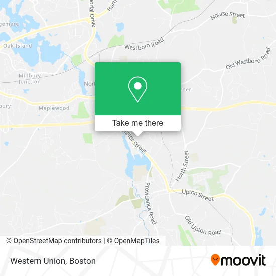 Western Union map