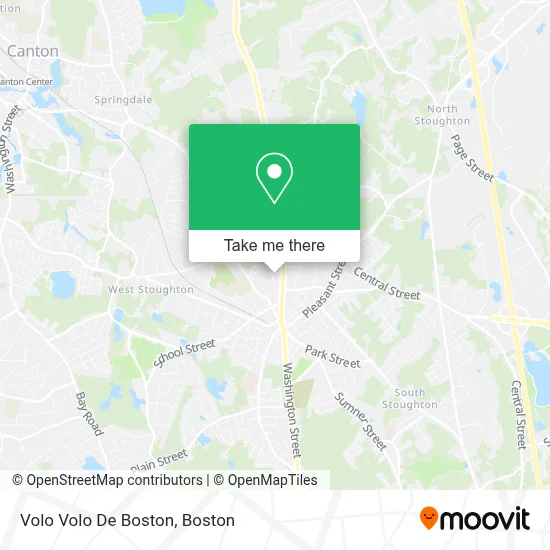 Volo Volo De Boston map
