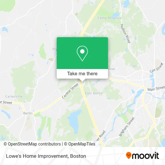 Lowe's Home Improvement map