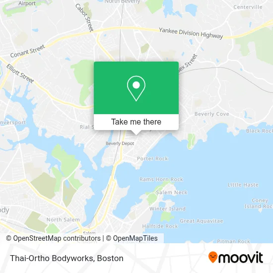Thai-Ortho Bodyworks map