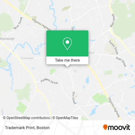 Trademark Print map
