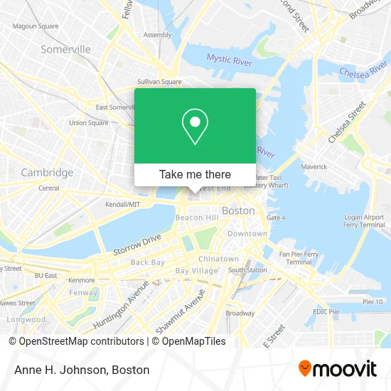 Anne H. Johnson map