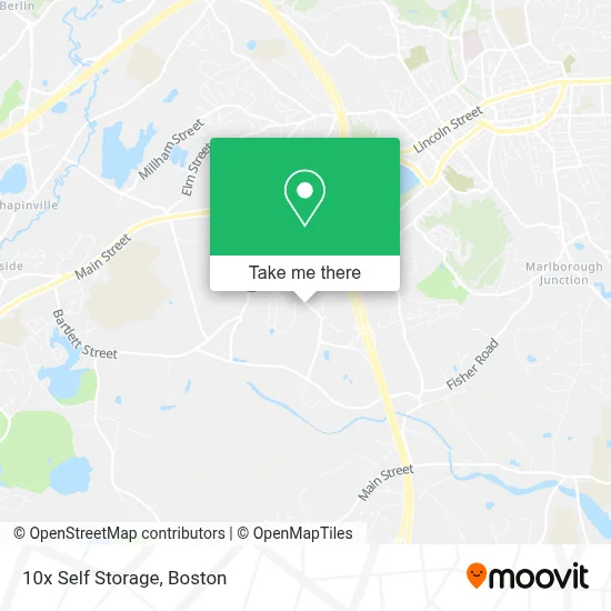 10x Self Storage map