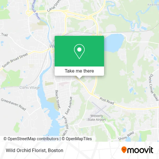 Wild Orchid Florist map