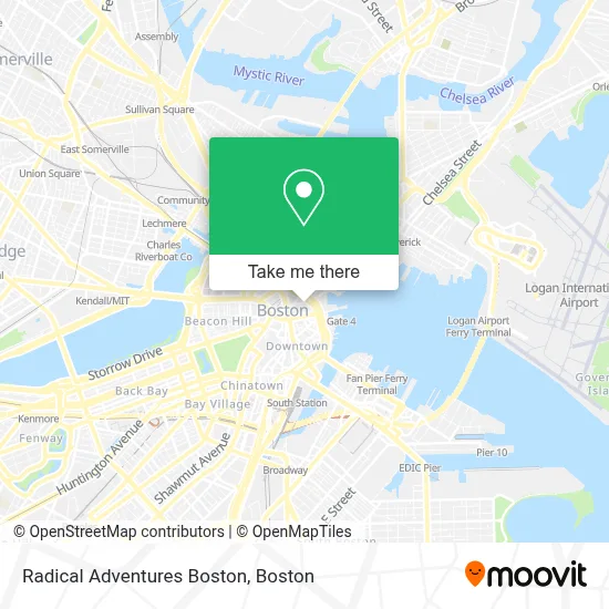 Radical Adventures Boston map