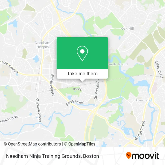 Needham Ninja Training Grounds map