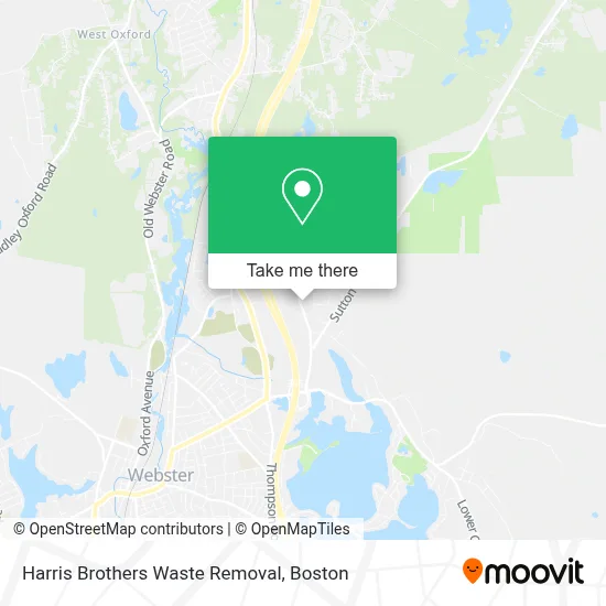 Harris Brothers Waste Removal map