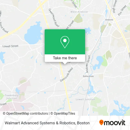 Walmart Advanced Systems & Robotics map