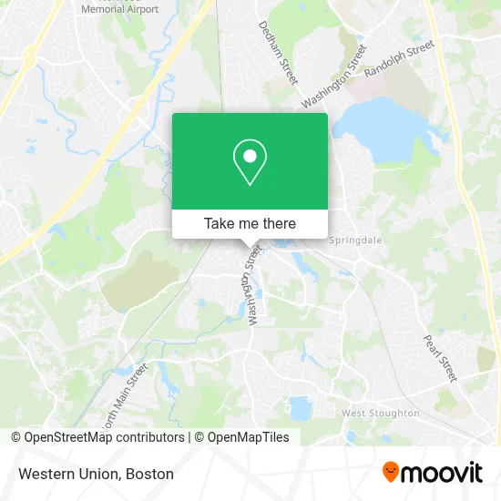 Western Union map