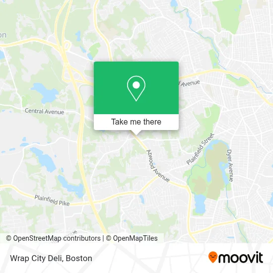 Wrap City Deli map