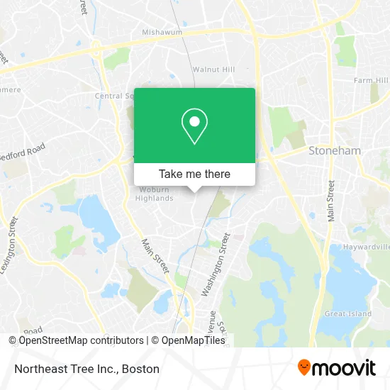 Northeast Tree Inc. map