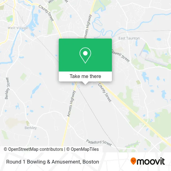 Round 1 Bowling & Amusement map