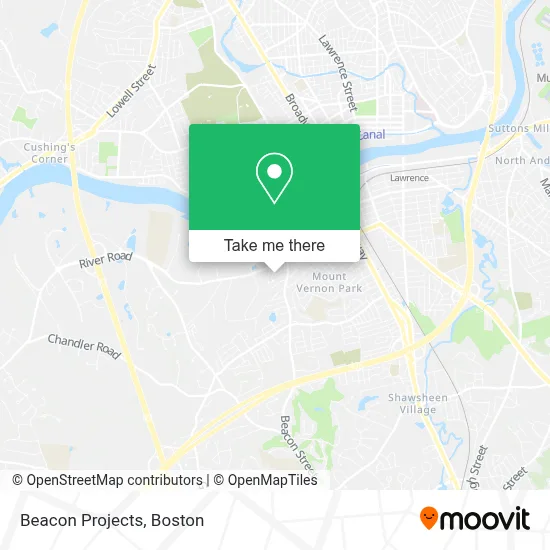 Beacon Projects map