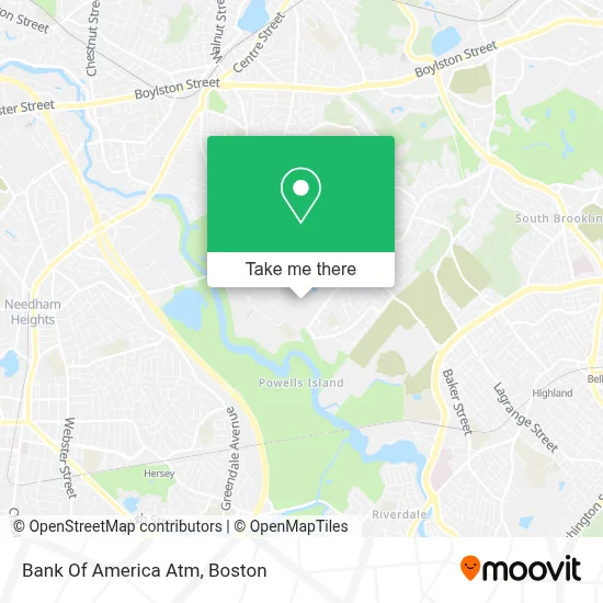 Bank Of America Atm map