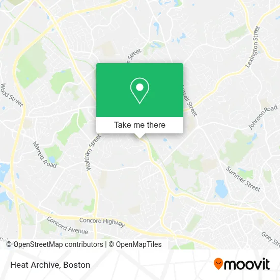 Heat Archive map