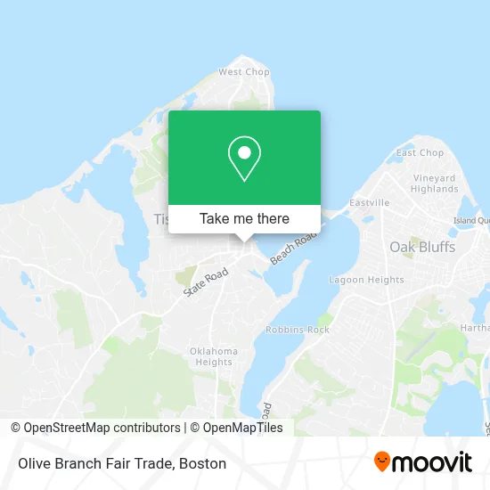Olive Branch Fair Trade map