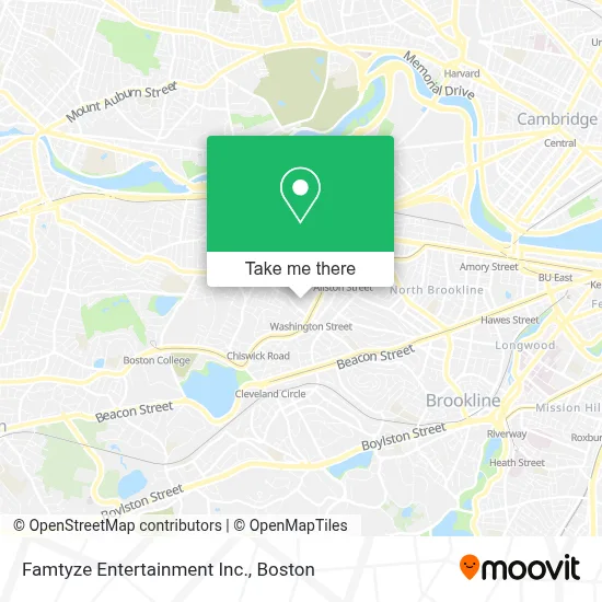 Famtyze Entertainment Inc. map