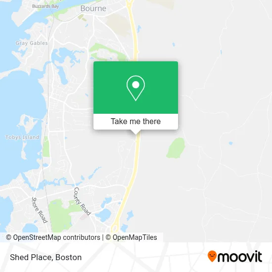 Shed Place map