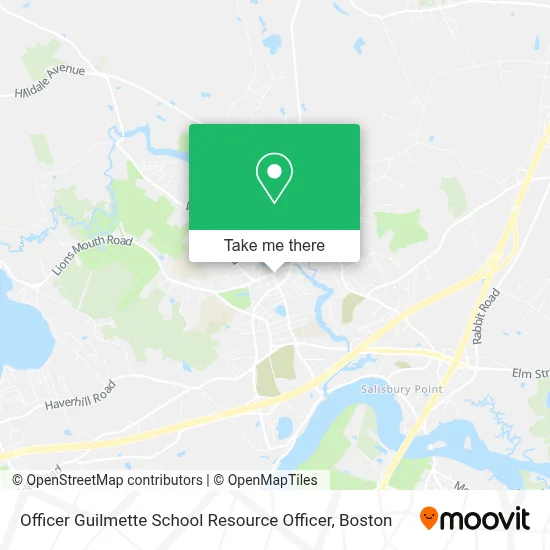 Officer Guilmette School Resource Officer map