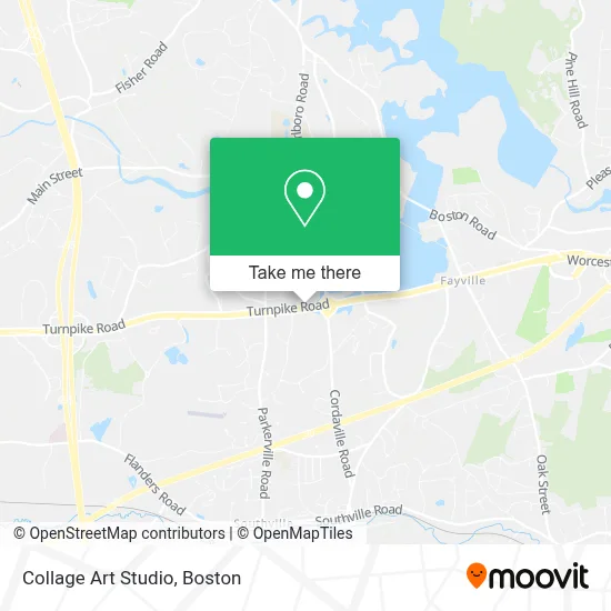 Collage Art Studio map