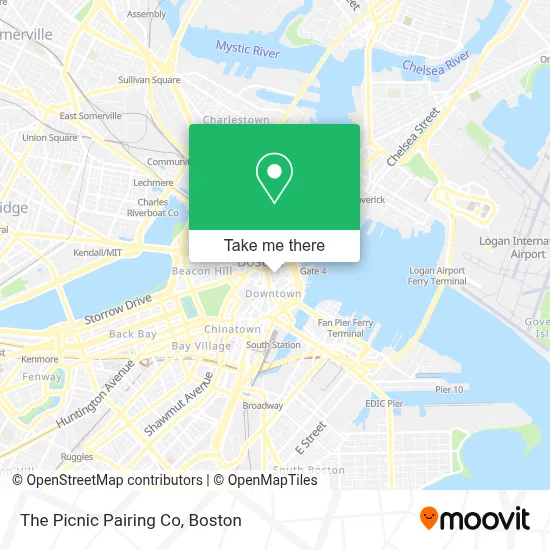 The Picnic Pairing Co map