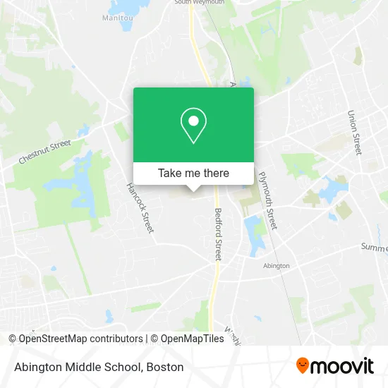 Abington Middle School map