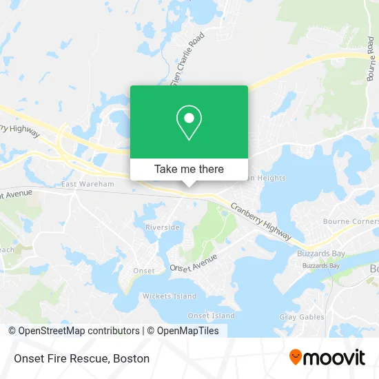 Onset Fire Rescue map