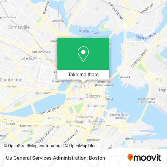Us General Services Administration map