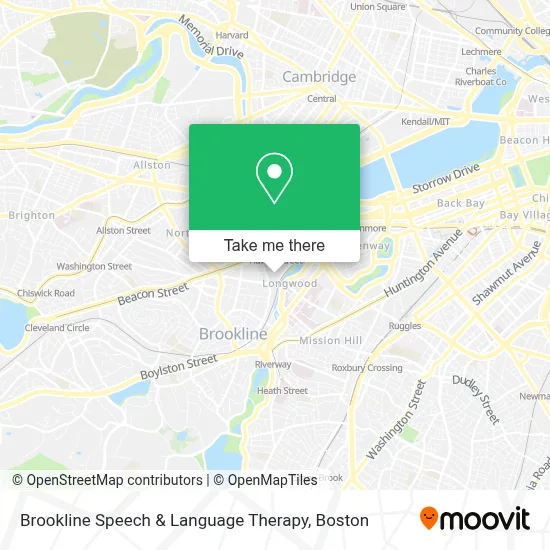 Brookline Speech & Language Therapy map