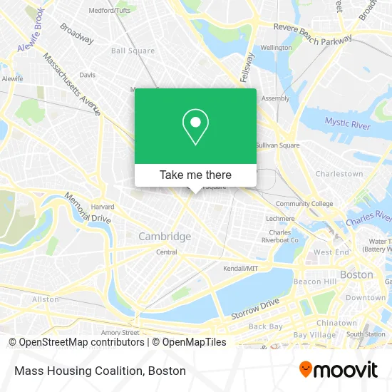 Mass Housing Coalition map
