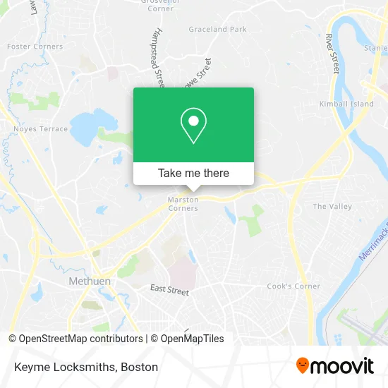 Keyme Locksmiths map