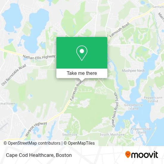 Cape Cod Healthcare map
