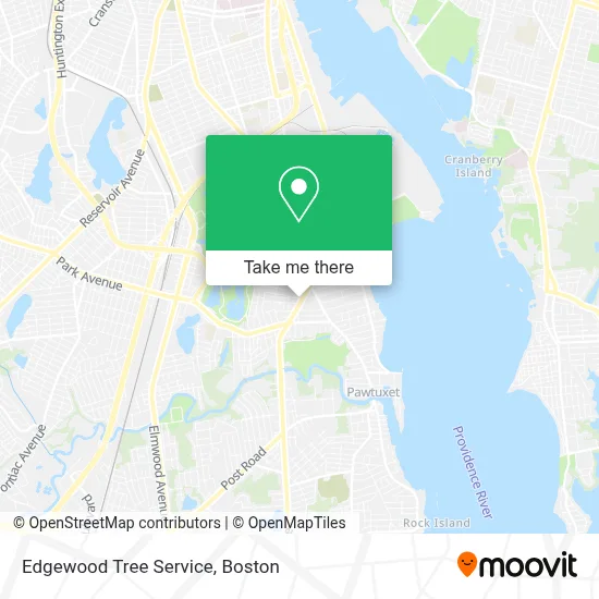 Edgewood Tree Service map