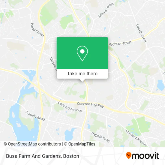 Busa Farm And Gardens map
