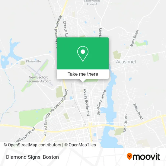 Diamond Signs map