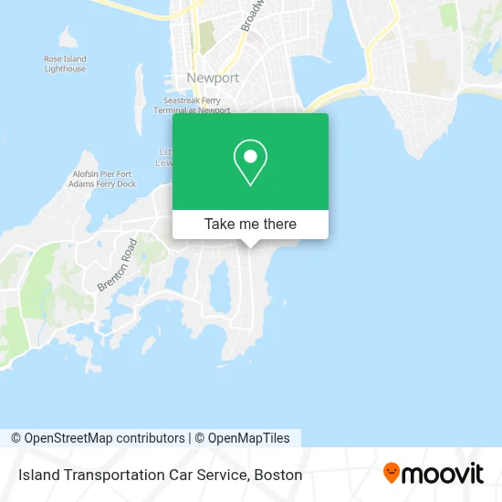 Island Transportation Car Service map