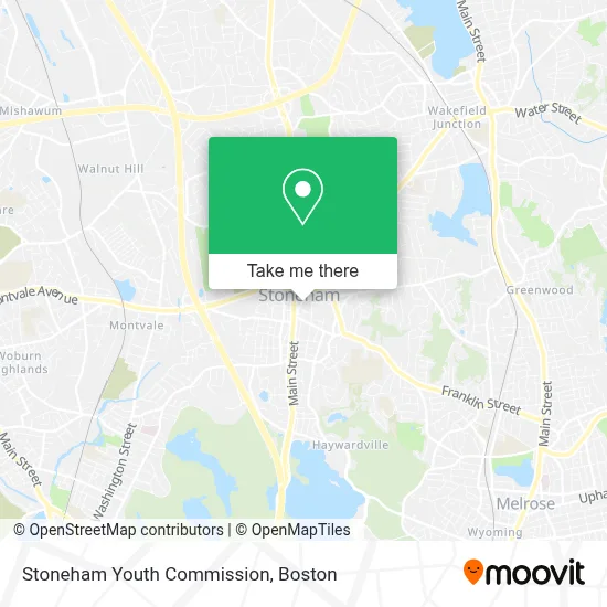 Stoneham Youth Commission map