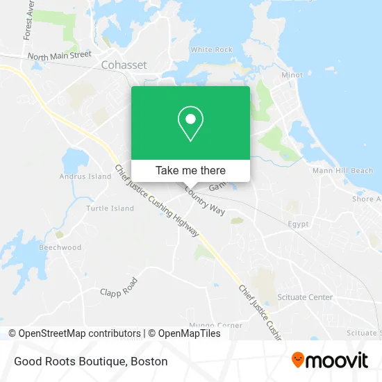 Good Roots Boutique map