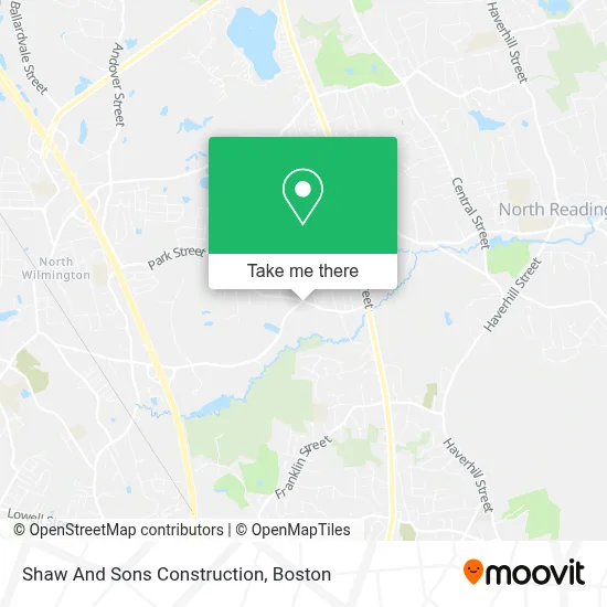 Shaw And Sons Construction map