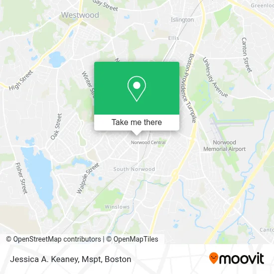 Jessica A. Keaney, Mspt map