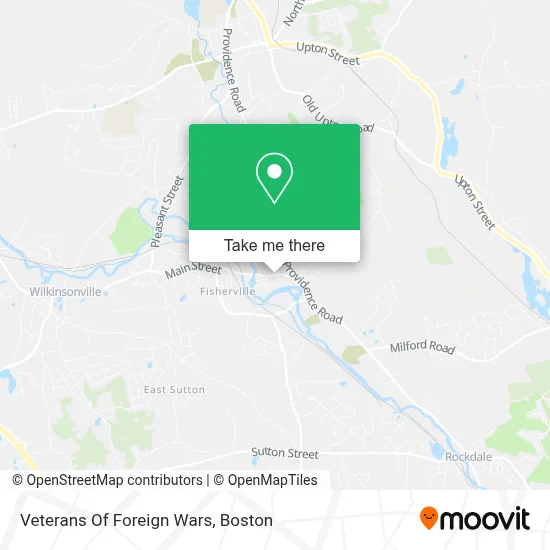 Veterans Of Foreign Wars map