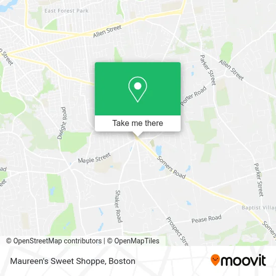 Maureen's Sweet Shoppe map