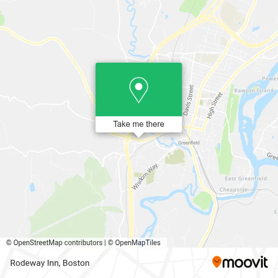 Rodeway Inn map